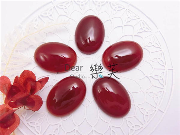 18*25*5mm橢圓蛋面紅瑪瑙